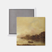 Flusslandschaft Magnet (Vorderseite/Rückseite)