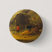 Flusslandschaft mit den Fahrern Aelbert Cuyp Button (Vorderseite)