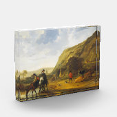 Flusslandschaft mit den Fahrern Aelbert Cuyp Fotoblock (Links)