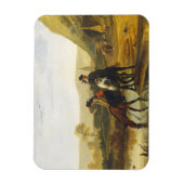 Flusslandschaft mit den Fahrern Aelbert Cuyp Magnet (Vertikal)