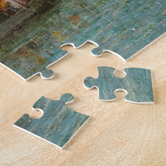 Flusslandschaft von Jan Brueghel von den Älteren Puzzle (Seite)