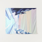Flusslandschaft Wandteppich (Vorderseite (Horizontal))