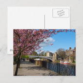Flusslandschaft York City Postkarte (Vorne/Hinten)