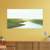 Flusslandschaften Leinwanddruck (Insitu (Wohnzimmer))