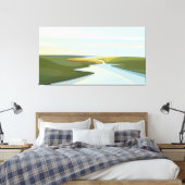 Flusslandschaften Leinwanddruck (Insitu (Schlafzimmer))