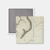 Flusslauf des Mississipi Magnet (Vorderseite/Rückseite)