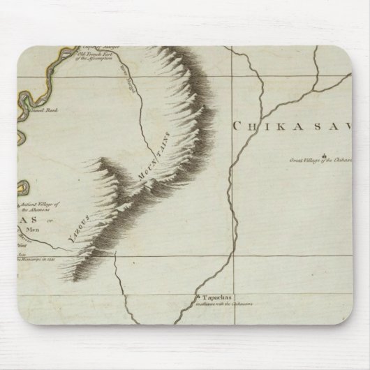 Flusslauf des Mississipi Mousepad (Vorne)