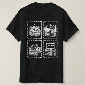 Flussleben beim Rafting T-Shirt