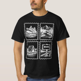 Flussleben beim Rafting T-Shirt