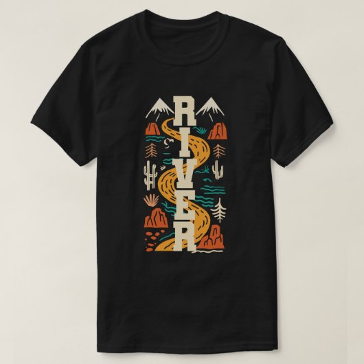 Flussliebhaber T-Shirt (Design vorne)