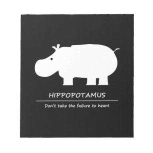 Flusspferd (カバ) notizblock