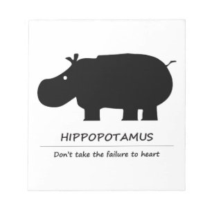 Flusspferd (カバ) notizblock