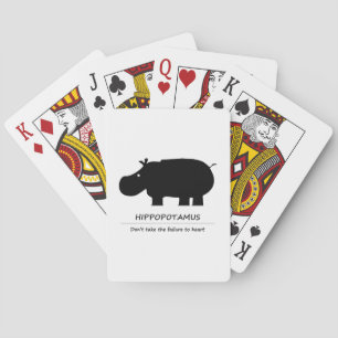 Flusspferd (カバ) spielkarten