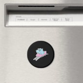 Flusspferd Achterbahn Magnet (In Situ (Geschirrspüler))