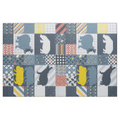 Flusspferd-Betrüger-Steppdecke Stoff (Fat Quarter (45,7 x 55,9 cm))