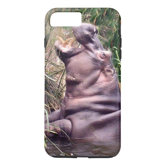 Flusspferd Brüllen, Case-Mate iPhone Hülle (Rückseite)