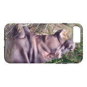 Flusspferd Brüllen, Case-Mate iPhone Hülle (Rückseite (Horizontal))