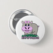 Flusspferd Button (Vorne & Hinten)