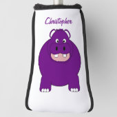 Flusspferd-Design Golf Headcover (Rotieren 90)