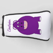Flusspferd-Design Golf Headcover (Vorderseite)