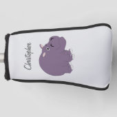 Flusspferd-Design Golf Headcover (Vorderseite)