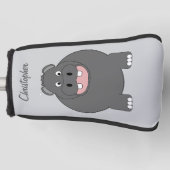 Flusspferd-Design Golf Headcover (Vorderseite)