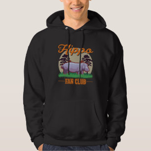 Flusspferd Fan Club Nilpferd Hippopotamus 2 Hoodie