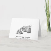 Flusspferd-Geburtstags-Karte Karte (Rückseite)