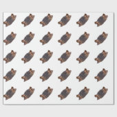 Flusspferd Geschenkpapier (Flach)