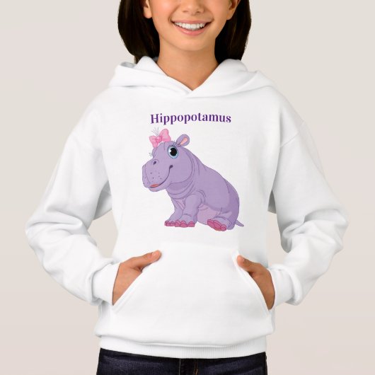 Flusspferd Hoodie (Vorderseite)