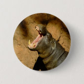 Flusspferd hungrig button (Vorderseite)