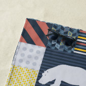 Flusspferd-Imitat-Steppdecke Strandtuch (Beispiel)