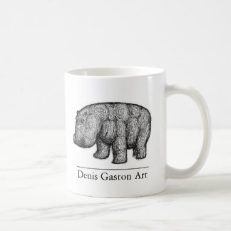 Flusspferd-Kaffee-Tasse von Kunst Denis Gaston Kaffeetasse
