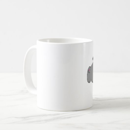 Flusspferd Kaffeetasse (Vorderseite Links)