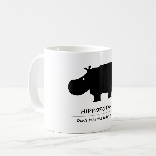 Flusspferd Kaffeetasse (Vorderseite Links)