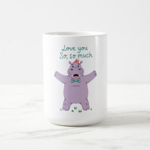 Flusspferd Liebt Dich So Sehr Kaffeetasse