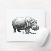 Flusspferd Mousepad (Mit Mouse)