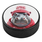Flusspferd Schal und Mütze  Eishockey Puck (3/4)
