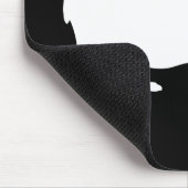 Flusspferd-Silhouette Mousepad (Ecke)