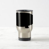 Flusspferd-Silhouette Reisebecher (Mittel)