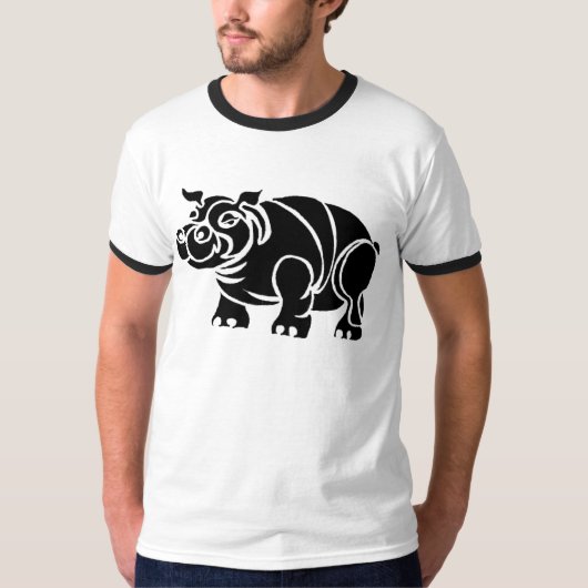 Flusspferd T-Shirt (Vorderseite)