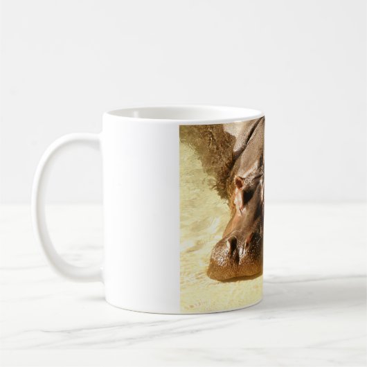 Flusspferd-Tasse Kaffeetasse (Links)