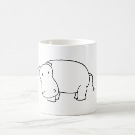 Flusspferd-Tasse Kaffeetasse