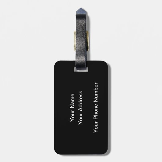 Flusspferd-u. Kalb-Gepäckanhänger Gepäckanhänger (Rückseite vertikal)