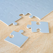 Flusspferd Weiße Lotusblume Blau Puzzle (Seite)