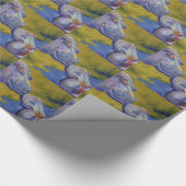 Flusspferde der Kuss Geschenkpapier (Ecke)