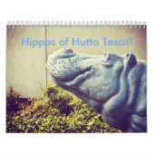 Flusspferde von Hutto Texas! II Kalender (Titelbild)
