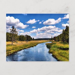 Flusspostkarte Postkarte