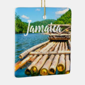 Flussrafting auf Jamaika Keramikornament (Rechts)