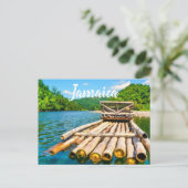 Flussrafting auf Jamaika Postkarte (Stehend Vorderseite)